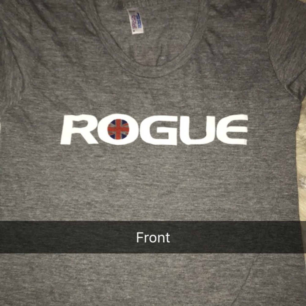 Women’s fit Rogue shirt.